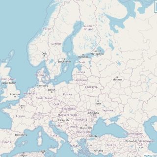 Kart over Europa