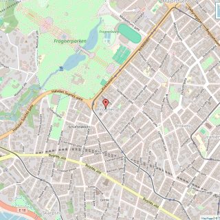 Veikart over Frogner, Oslo