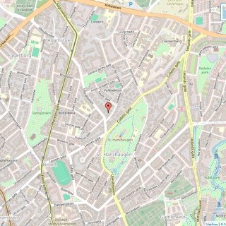 Veikart over St. Hanshaugen, Oslo