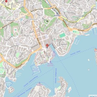 Veikart over Arendal