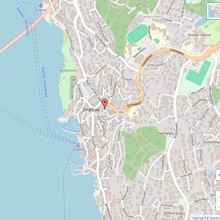 Veikart over Drøbak