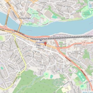 Veikart over Kongsvinger