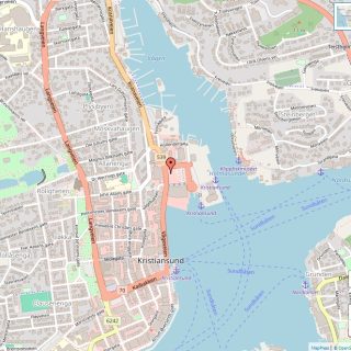Veikart over Kristiansund