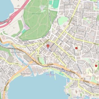 Veikart over Larvik