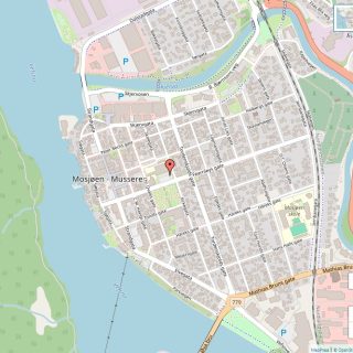Veikart over Mosjøen