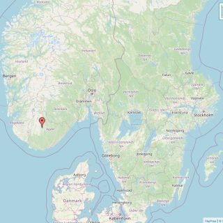 Veikart over Sørlandet, Sør-Norge