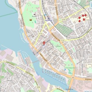 Veikart over Tønsberg