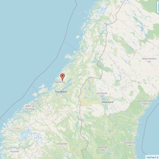 Veikart over Trøndelag, Midt-Norge
