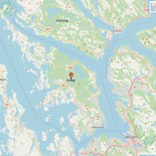 Veikart over Askøy