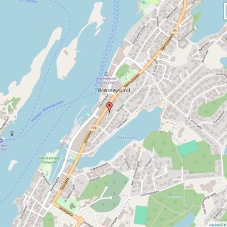 Veikart over Brønnøysund