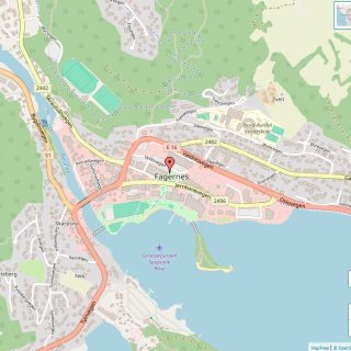 Veikart over Fagernes