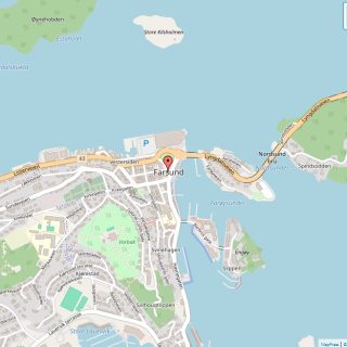 Veikart over Farsund
