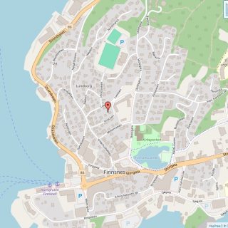 Veikart over Finnsnes