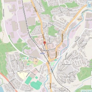 Veikart over Moelv