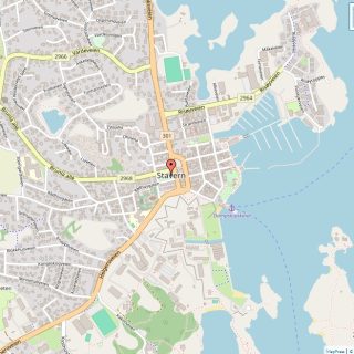 Veikart over Stavern
