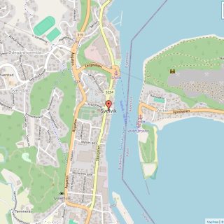 Veikart over Svelvik