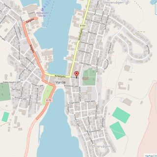 Veikart over Vardø